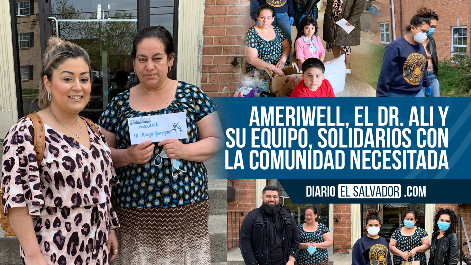 AMERIWELL CLINICS, EL DR. ALI Y SU EQUIPO DE TRABAJO, SOLIDARIOS CON LA COMUNIDAD NECESITADA