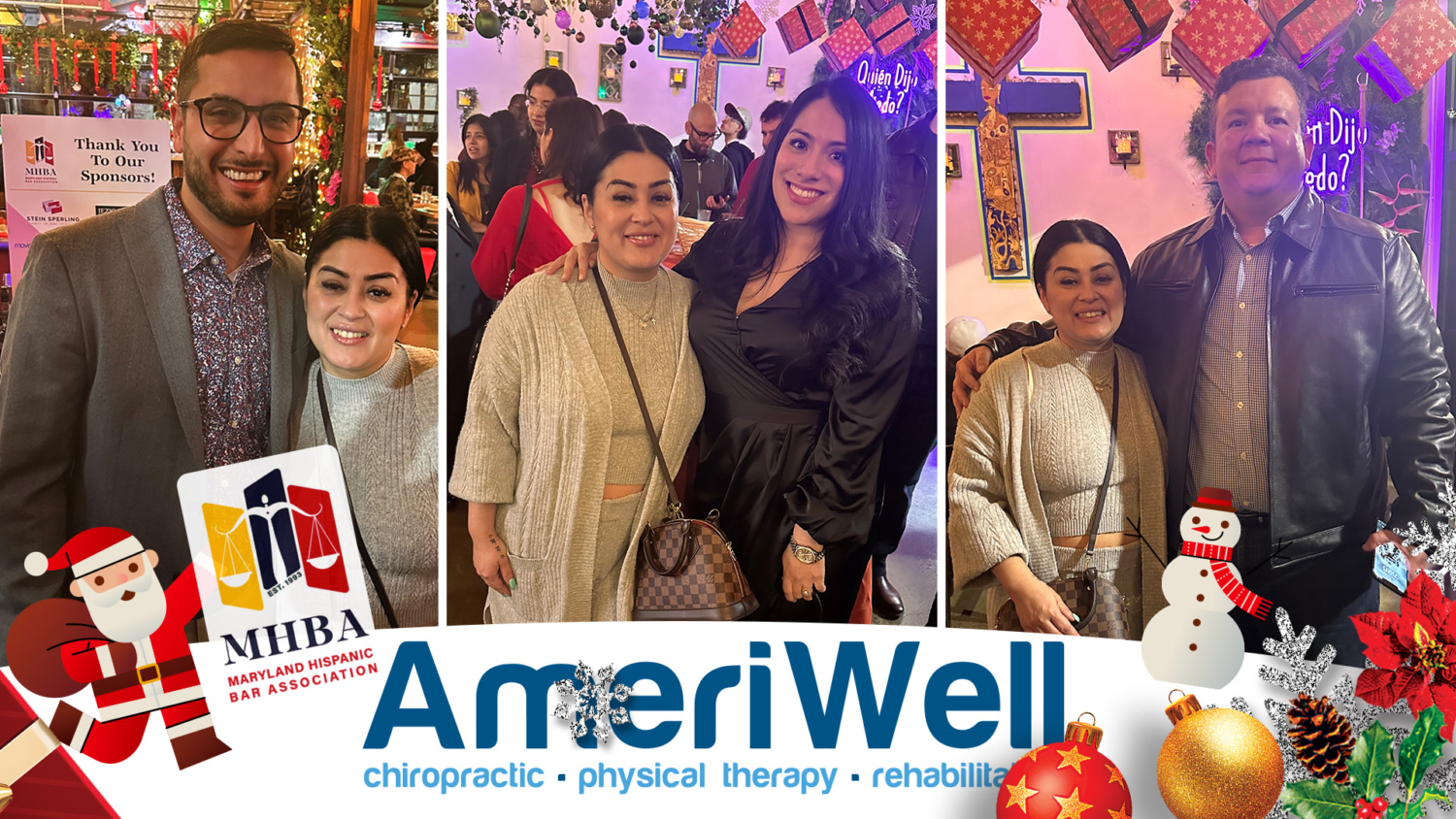 AmeriWell's Contribution to Maryland Hispanic Bar Association's Holiday Party 2023